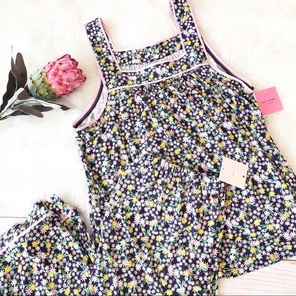 kate spade Other - NWT Kate Spade flowered sleeveless PJs sz M